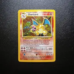 Pokemon TCG - Charizard 4/102 Base Set Holo Rare - Vintage 1999 - Image 4