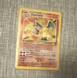 Wizards of the Coast Pokemon TCG Base Set 2 Charizard 4/102 Holo Rare 1999 - Image 1