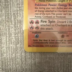 Wizards of the Coast Pokemon TCG Base Set 2 Charizard 4/102 Holo Rare 1999 - Image 2