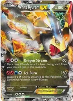 White Kyurem EX (#BW63) - Holofoil Black and White Promos MP Pokemon - Image 1