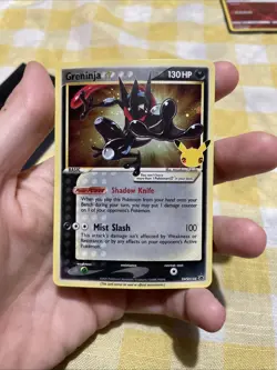 Pokemon Greninja SWSH144 25th Anniversary Black Star Promo Holo 2021 - Image 1