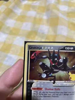 Pokemon Greninja SWSH144 25th Anniversary Black Star Promo Holo 2021 - Image 3