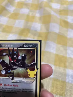 Pokemon Greninja SWSH144 25th Anniversary Black Star Promo Holo 2021 - Image 4
