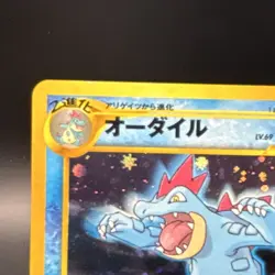 Pokemon Company Feraligatr 160 Neo Premium File 1 Holo Rare JP 120HP - Image 2