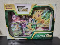 Pokemon TCG Leafeon Vstar Special Collection (Factory Sealed) Evolving Skies - Image 1