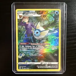 Pokemon TCG Vaporeon TG02/TG30 Brilliant Stars Trainer Gallery NM/M - Image 1