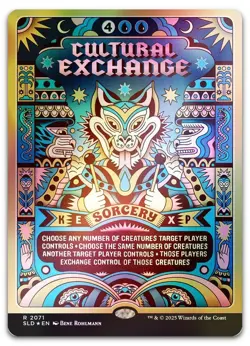 Cultural Exchange (Rainbow Foil) #2071 (NM) Secret Lair Drop SLD Magic MTG - Image 1