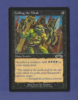 1998 Magic the Gathering - Culling the Weak - Exodus MTG - Image 1