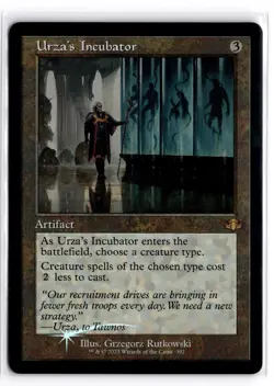 Urza's Incubator (Retro Frame) 392 Dominaria Remastered MTG Foil NM - Image 1