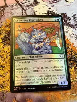 Chomping Changeling Lorwyn Eclipsed Foil - Image 1