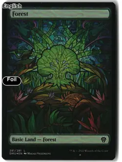 MTG Forest (Showcase) [DMU - 281] LP Foil - Image 2