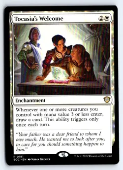 Tocasia's Welcome 181 Commander: Secrets of Strixhaven Magic: The Gathering NM - Image 1