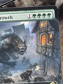 MTG Unatural Growth RARE EXTENDED Innistrad: Midnight Hunt 365 NM/Mint - Image 4