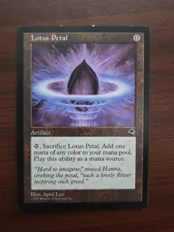 Lotus Petal - Tempest - Mtg Magic The Gathering - Image 1