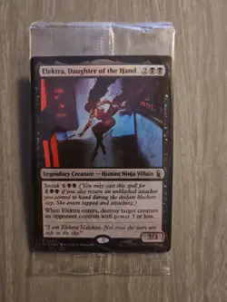 Elektra, Daughter of the Hand R Marvel Super Heroes 97 NM Prerelease Sealed - Image 1
