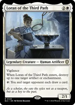 MTG Bloomburrow Commander - Loran of the Third Path - Image 1