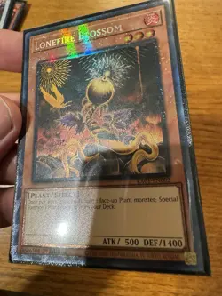 Lonefire Blossom RA01-EN002 Prismatic Collector's Rare PCR 1st Ed NM Yugioh - Image 2