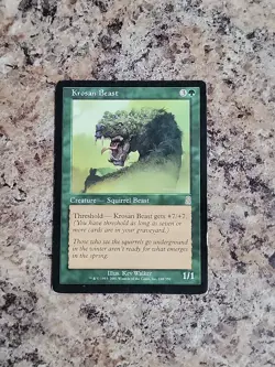 Krosan Beast Odyssey HEAVILY PLD Green Rare MAGIC THE GATHERING CARD - Image 2