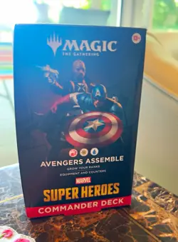 Magic: The Gathering Marvel Super Heroes Avengers Assemble Commander Deck - Cap - Image 1
