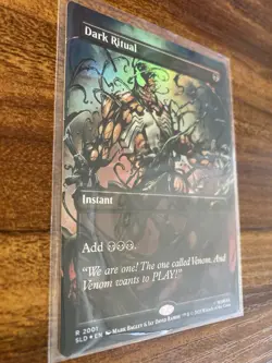 MTG✨DARK RITUAL Brdless 🌈FOIL✨SLD Marvel’s Spider-Man VENOM (Colors) MINT RARE - Image 3