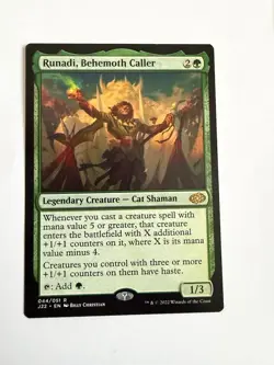 MTG Runadi, Behemoth Caller J22 044/051 Rare EN - Image 1