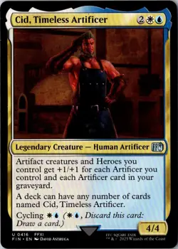 CID, TIMELESS ARTIFICER (0416) 416 FINAL FANTASY MAGIC: THE GATHERING LP - Image 1