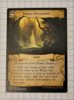 MTG - Primal Amulet Primal Wellspring Ixalan Regular 243 R XLN ARTIFACT - Image 2