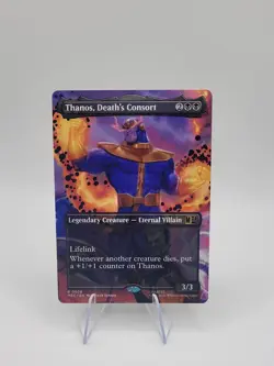 Thanos, Death's Consort (Borderless) Commander: Marvel Super Heroes Regular - Image 1