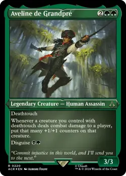 Foil - Aveline de Grandpre (Foil Etched) - 220 - Universes Beyond: Assassin's... - Image 1