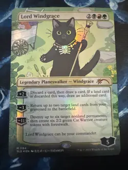 Lord Windgrace Secret Lair Drop Alt Art Borderless Foil #1184 - Image 1