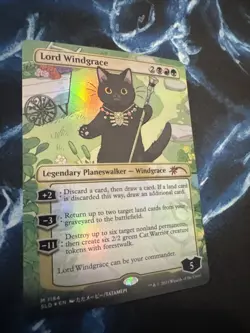 Lord Windgrace Secret Lair Drop Alt Art Borderless Foil #1184 - Image 2