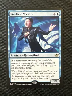 Starfield Vocalist 0078 Edge Of Eternities MTG Regular NM - Image 1