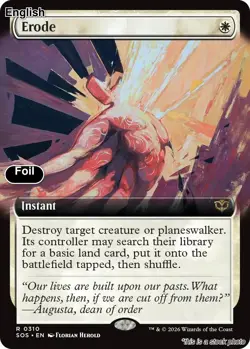 MTG: Erode (Extended Art) EN [SOS - 310] Foil - Image 1