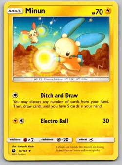 Minun 54/168 Celestial Storm Uncommon Pokemon NM - Image 1