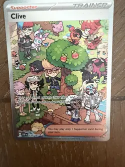 The Pokemon Company Pokemon TCG Clive Paldean Fates 236/091 SIR Holo Eng - Image 2
