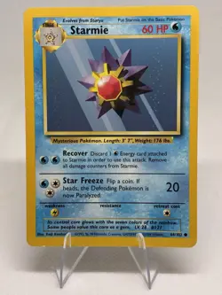 The Pokemon Company Starmie 64/102 | Base Set 1999 60 HP Uncommon EN Unlimited - Image 1