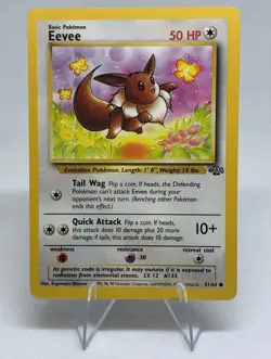 Nintendo Eevee 51/64 | Jungle 1999 50 HP Common Regular EN Unlimited - Image 1