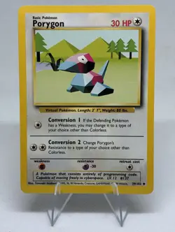 Wizards of the Coast Porygon 39/102 | Base Set 30 HP Uncommon EN Unlimited - Image 1