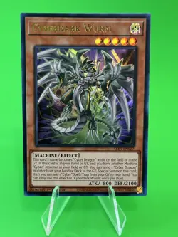Yu-Gi-Oh Alliance Insight Cyberdark Wurm Ultra Rare ALIN-EN027 NM!!! - Image 1