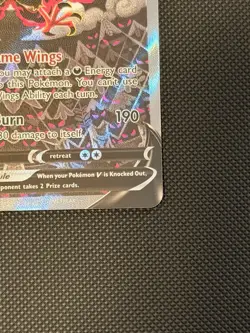 Galarian Moltres V (Alternate Full Art) 177/198 Chilling Reign Pokemon Card Mint - Image 2