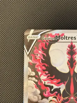 Galarian Moltres V (Alternate Full Art) 177/198 Chilling Reign Pokemon Card Mint - Image 4
