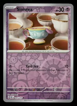 Sinistea 097/197 Obsidian Flames Reverse Holo NM/M Pokemon - Image 1