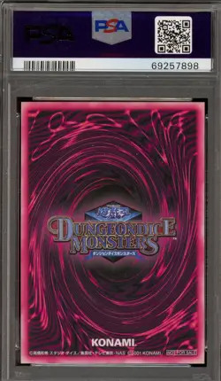 Yu-Gi-Oh! Dark Magician Girl Dungeon Dice Monsters Green JPN Secret Rare PSA 7 - Image 2