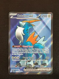 Cobalion ex 103/086 Ultra Rare Chaos Rising Pokemon Holo Near Mint - Image 1