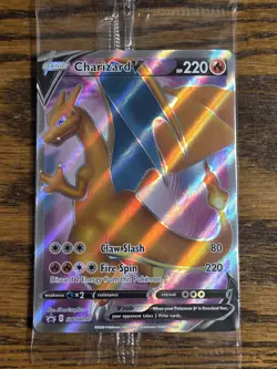 Pokemon Champion's Path Charizard V Sealed Promo Swsh050 ,,, (Hasnt Been Played) - Image 1