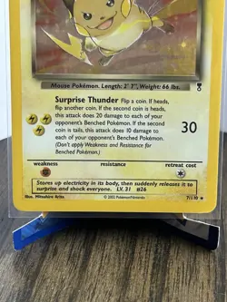 Dark Raichu 7/110 — Pokemon Legendary Collection (2002) — Holo - Image 3