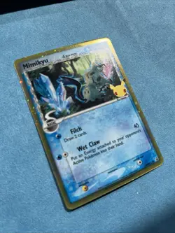 Pokemon TCG Delta Species Celebrations Mimikyu SWSH136 Black Star Promo Card - Image 3