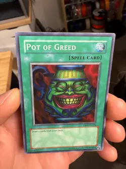 Yu-Gi-Oh! Pot of Greed (MP) DB1-EN134 Dark Beginning 1 Unlimited - Image 3