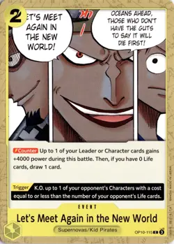 Let's Meet Again in the New World C Royal Blood OP10-115 One Piece TCG - Image 1