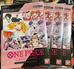 One Piece Card Game Premium Collection Girls Edition Asian Version 4 Sets - Image 1